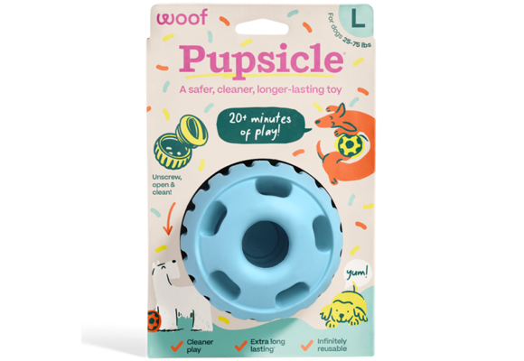 Woof Pet Dog Pupsicle Toy Blue Large
