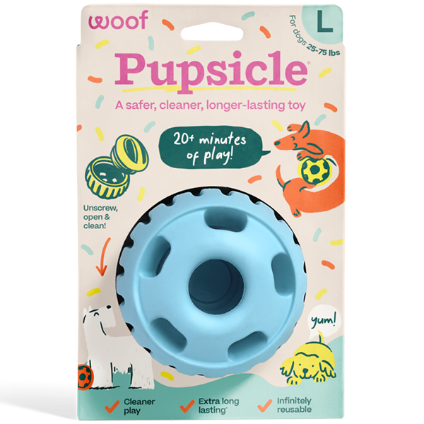 Woof Pet Dog Pupsicle Toy Blue Large
