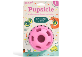 Woof Pet Dog Pupsicle Toy Pink Large