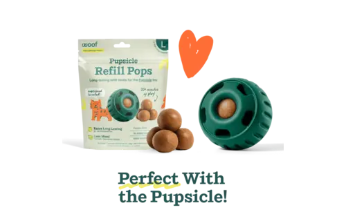 Woof Pet Dog Pupsicle Pops Beef & Peanut Butter XLarge