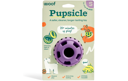 Woof Pet Dog Pupsicle Toy Lavender Small