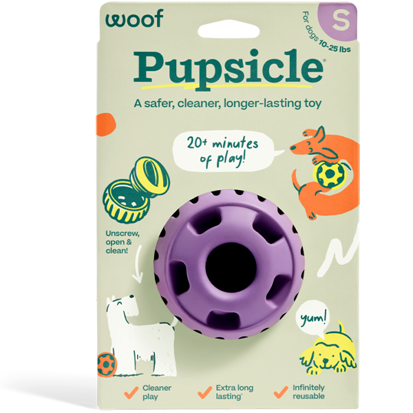 Woof Pet Dog Pupsicle Toy Lavender Small