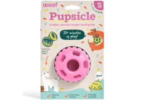 Woof Pet Dog Pupsicle Toy Pink Small