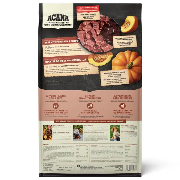 Acana Dog Beef with Pumpkin 10.8kg