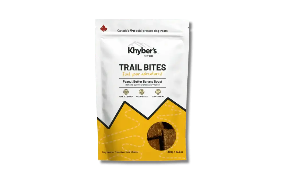 Khyber's Dog Trail Bites Peanut Butter Banana Boost 350g