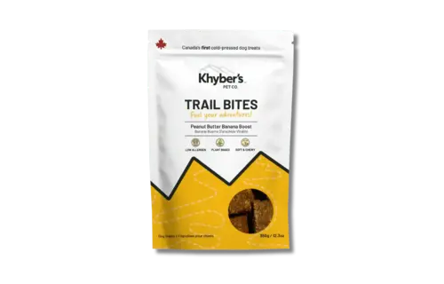 Khyber's Dog Trail Bites Peanut Butter Banana Boost 350g