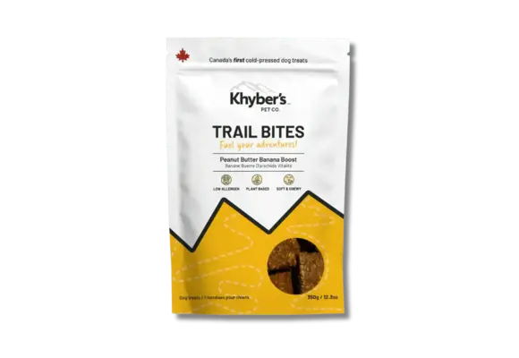 Khyber's Dog Trail Bites Peanut Butter Banana Boost 350g