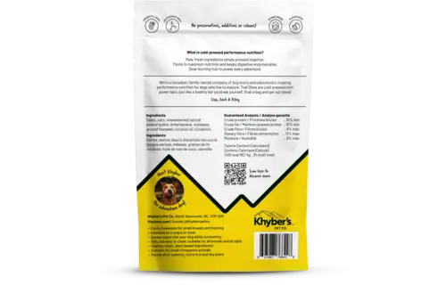 Khyber's Dog Trail Bites Peanut Butter Banana Boost 350g