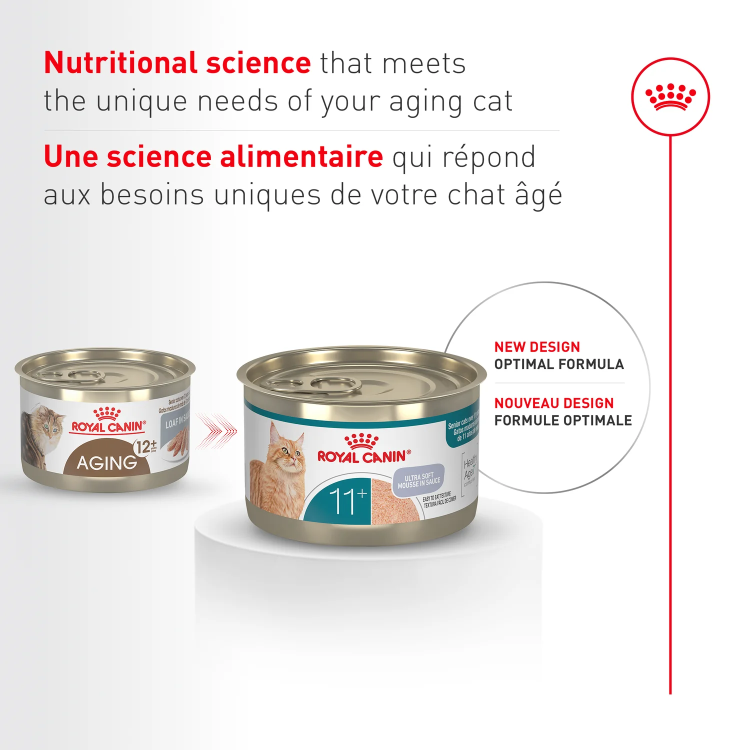 Royal Canin FHN Aging 11+ Ultra Soft Mousse In Sauce 145g