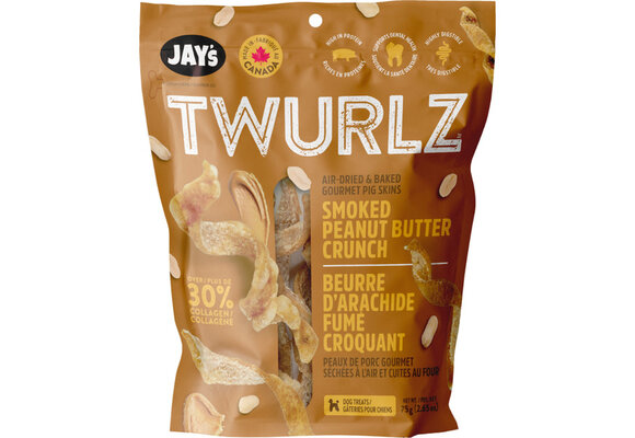 Jays Twurlz Smoked Peanut Butter 75GM