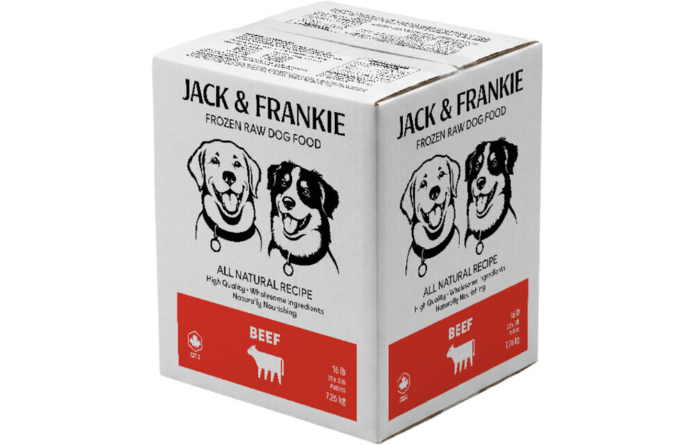 *New*Jack & Frankie Raw Dog Beef Premium 16lb