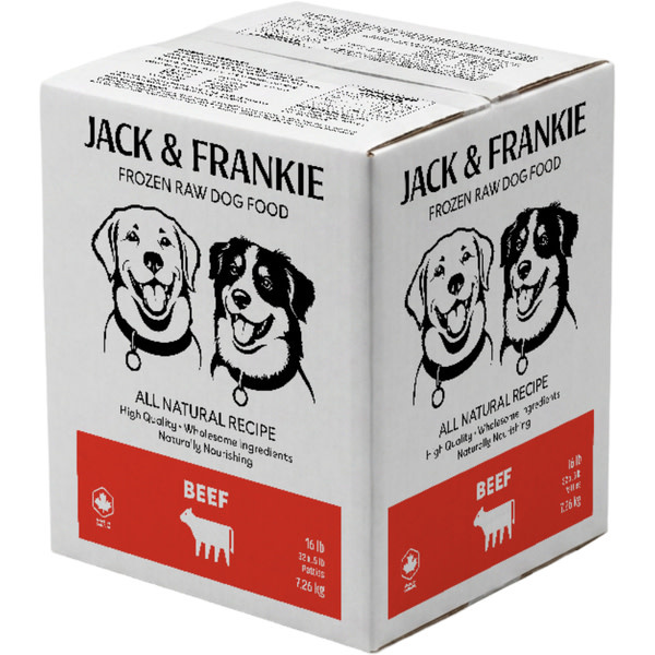 *New*Jack & Frankie Raw Dog Beef Premium 16lb