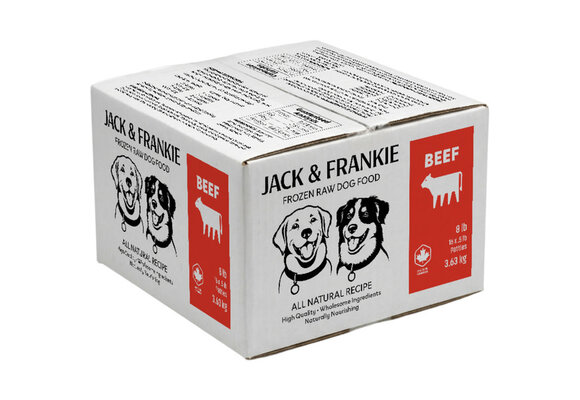 *New*Jack & Frankie Raw Dog Beef Premium 8lb