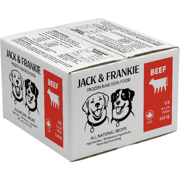 *New*Jack & Frankie Raw Dog Beef Premium 8lb