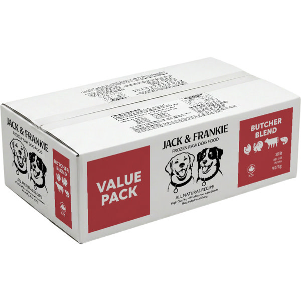 *New*Jack & Frankie Raw Dog Butcher Blend 20lb