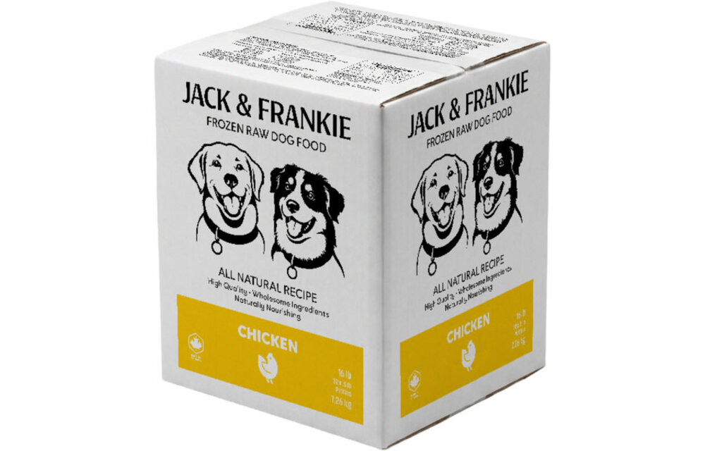 *New*Jack & Frankie Raw Dog Chicken Premium 16lb