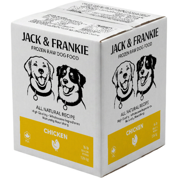 *New*Jack & Frankie Raw Dog Chicken Premium 16lb