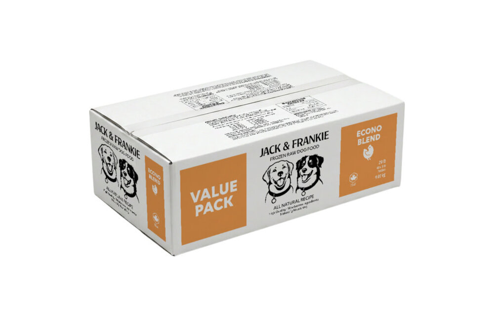 *New*Jack & Frankie Raw Dog Econo Blend 20lb