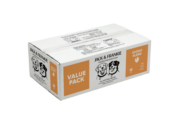 *New*Jack & Frankie Raw Dog Econo Blend 20lb