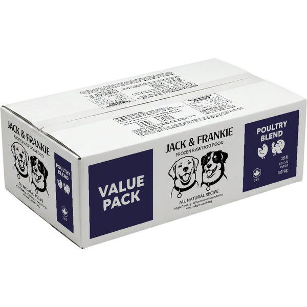 *New*Jack & Frankie Raw Dog Poultry Blend 20lb
