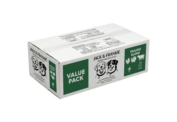 *New*Jack & Frankie Raw Dog Prairie Blend 20lb