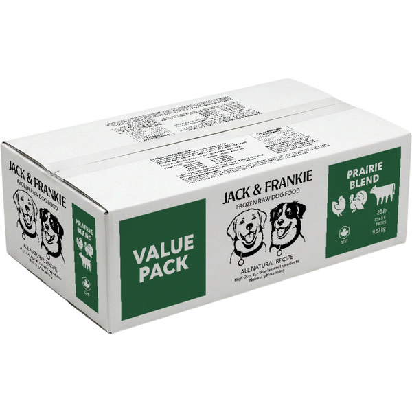 *New*Jack & Frankie Raw Dog Prairie Blend 20lb