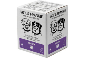 *New*Jack & Frankie Raw Dog Turkey Premium 16lb