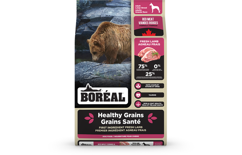 Boreal Dog Healthy Grains Large Breed Red Meat 13.6kg