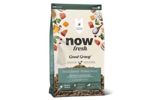 *New*Now Dog Good Gravy Salmon w/Grains Small Breed Senior 3.5lb