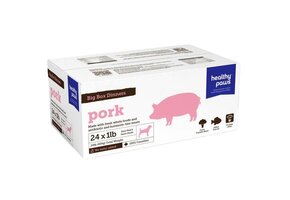 Healthy Paws Big Box Dinner Pork 24 x 1Lb