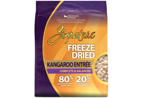 *New*Zignature Dog Freeze Dried Kangaroo Entree 110g