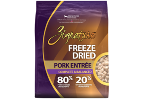 *New*Zignature Dog Freeze Dried Pork Entree 110g