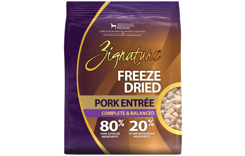 *New*Zignature Dog Freeze Dried Pork Entree 110g