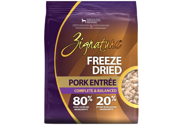 *New*Zignature Dog Freeze Dried Pork Entree 110g