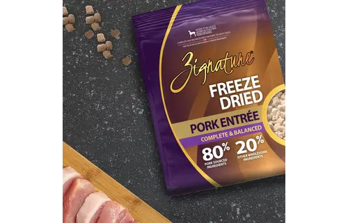 *New*Zignature Dog Freeze Dried Pork Entree 110g