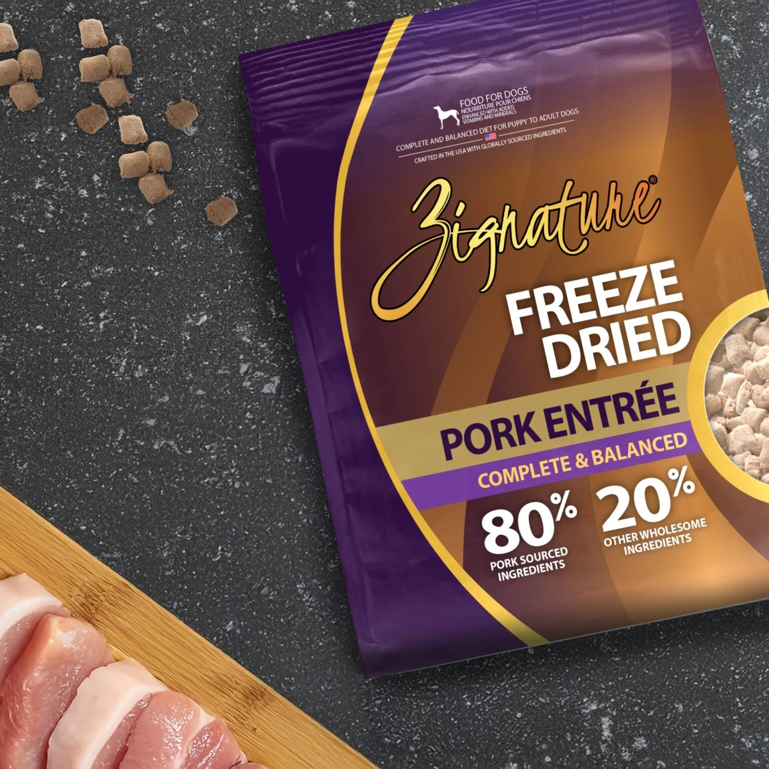 *New*Zignature Dog Freeze Dried Pork Entree 110g