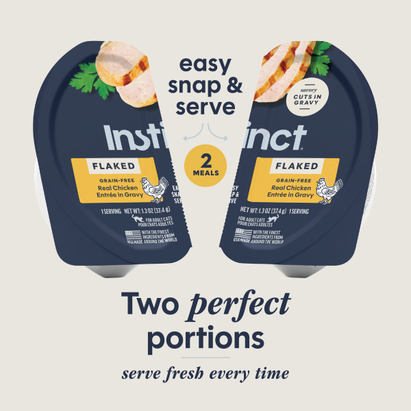 Instinct Cat Split Cup Chicken Flaked 2.6oz