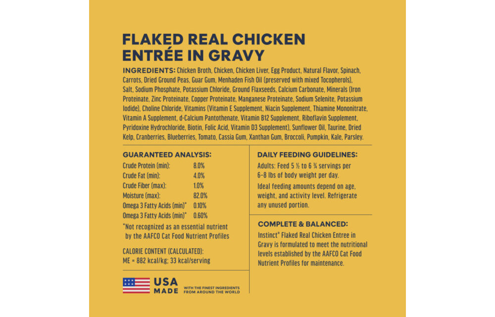 Instinct Cat Split Cup Chicken Flaked 2.6oz