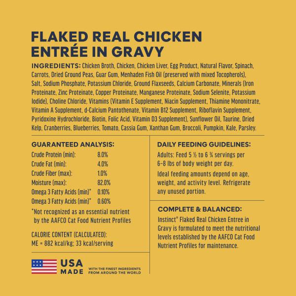 Instinct Cat Split Cup Chicken Flaked 2.6oz