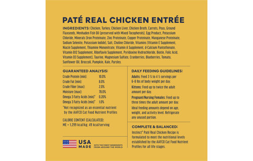 Instinct Cat Split Cup Chicken Pate 2.6oz