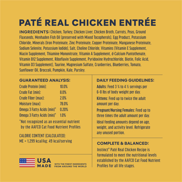 Instinct Cat Split Cup Chicken Pate 2.6oz