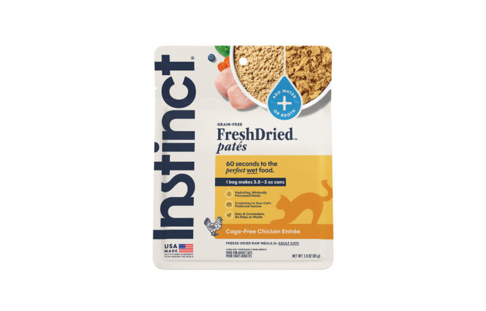 Instinct Cat Fresh Dried Pates Chicken Entree 3oz