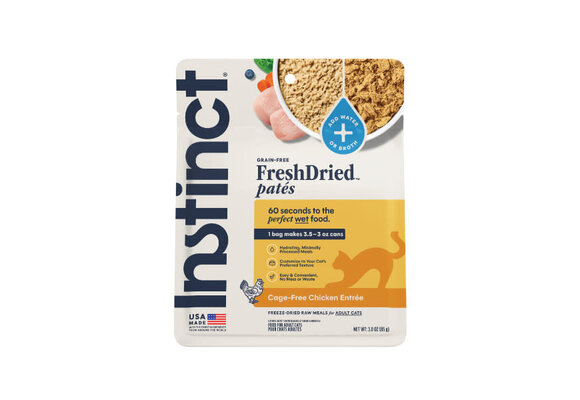 Instinct Cat Fresh Dried Pates Chicken Entree 3oz