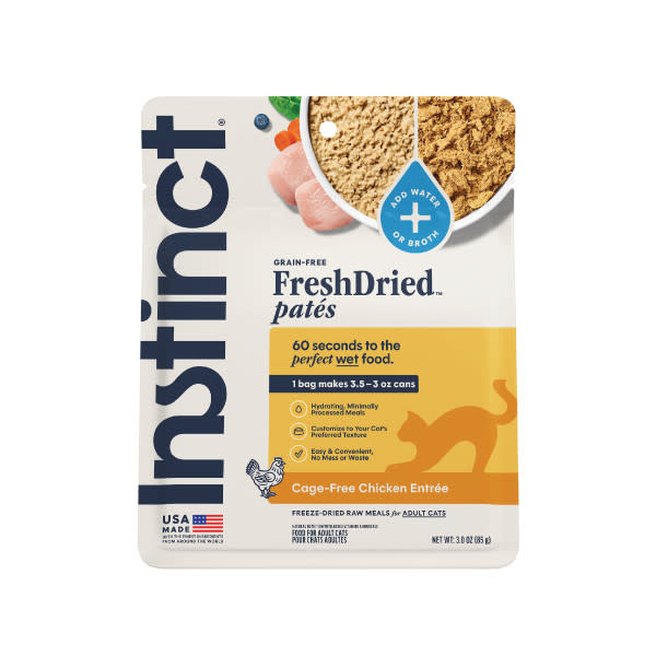 Instinct Cat Fresh Dried Pates Chicken Entree 3oz