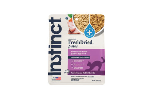 Instinct Cat Fresh Dried Pates Rabbit Entree 3oz