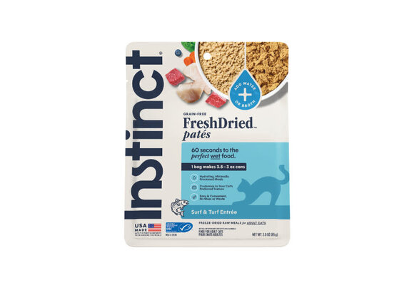 Instinct Cat Fresh Dried Pates Surf & Turf Entree 3oz