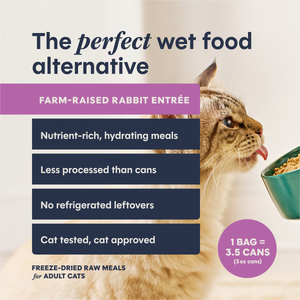 Instinct Cat Fresh Dried Pates Rabbit Entree 3oz