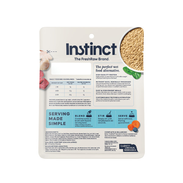 Instinct Cat Fresh Dried Pates Surf & Turf Entree 3oz