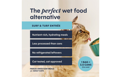 Instinct Cat Fresh Dried Pates Surf & Turf Entree 3oz