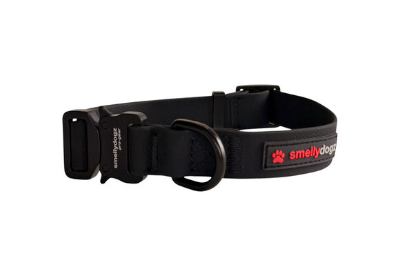 Smellydogz Adjustable Collar Pro Black 1"16-22"
